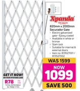 Xpanda 820mm x 2000mm Securador Gate