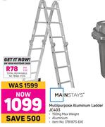 Mainstays Multipurpose Aluminium Ladder JC403