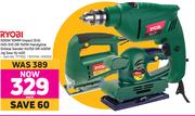 Ryobi500W10mmImpactDrillHID-510Or150WHandylineOrbitalSanderHs150Or400WJigSawHj 400-Each