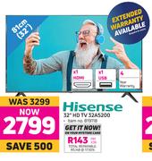 Hisense 32" (81cm) HD TV 32A5200