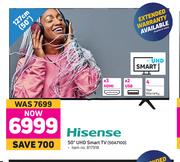 Hisense 50" (127cm) UHD Smart TV 50A7100