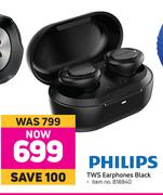 Philips TWS Earphones (Black)