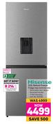 Hisense 222L Bottom Freezer Fridge Inox H310 BI-WD