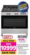 Defy 5 Burner New York Series Gas Cooker DGS902