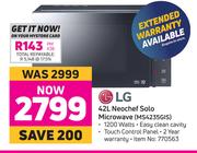 LG 42L Neochef Solo Microwave MS4235GIS
