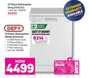 Defy 13 Place Dishwasher White DDW230
