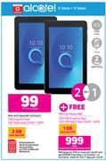 2 x Alcatel 1T Tablet-On My Gig 1 + Free On Promo 500