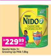 Nestle Nido 3+ Growing Up Milk-1.8Kg Each