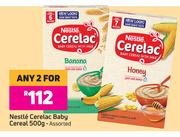 Nestle Cerelac Baby Cereal Assorted-For Any 2 x 500g