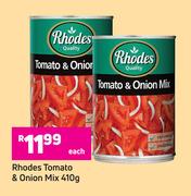 Rhodes Tomato & Onion Mix-410g Each
