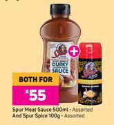 Spur Meat Sauce 500ml & Spur Spice 100g Assorted-For Both