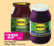 Koo Beetroot Assorted-525g/780g Each