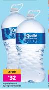 Aquelle Natural Spring Still Water-For 2 x 5L