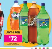 Fanta, Sprite Or Stoney Assorted-For Any 4 x 2L