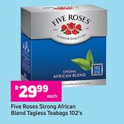 Five Roses Strong African Blend Tagless Teabags-102's Each
