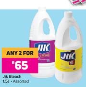Jik Bleach Assorted-For Any 2 x 1.5L