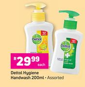 Dettol Hygiene Handwash Assorted-200ml Each