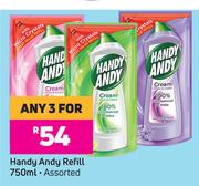Handy Andy Refill Assorted-For Any 3 x 750ml