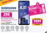 Samsung A31 4G Smartphone-On Smart Top Up XS+ 