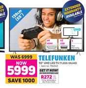 Telefunken 55" UHD LED TV TLEDD-55UHD