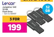Lexar Jumpdrive V40 32GB Flash Drive-For 3