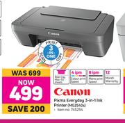 Canon Pixma Everyday 3 In 1 Ink Printer MG2540s