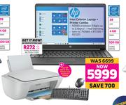 HP Intel Celeron Laptop + All In One Printer & Keyboard Combo