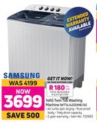 Samsung 14Kg Twin Tub Washing Machine WT14J4200MB.FA