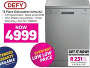 Defy 13 Place Dishwasher DDW232