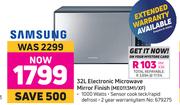 Samsung 32Ltr Electronic Microwave (Mirror Finish) ME0113M1/XF