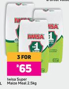 Iwisa Super Maize Meal-For 3 x 2.5Kg