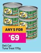 Deli Cat Tuna Treat-For Any 5 x 170g