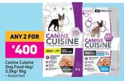 Canine Cuisine Dog Food Assorted-For 2 x 4kg/ 5.5kg/ 6kg