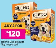 Beeno Dog Biscuits Assorted-For 2 x 1kg