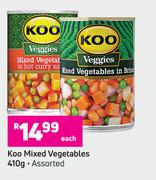 Koo Mixed Vegetables-410g Each
