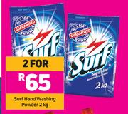 Surf Hand Washing Powder-For 2 x 2Kg