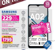 Samsung Galaxy A02 4G Smartphone-On Smart Top Up XS+
