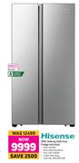 Hisense 516L Side By Side Inox Fridge H670SIA