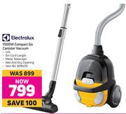 Electrolux 1500W Compact Go Canister Vacuum