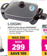 Logik 30cm Fry Pan Square RSH009163