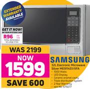 Samsung 32L Electronic Microwave (Silver) ME9114S1/XFA