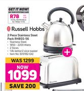 Russell Hobbs 2 Piece Stainless Steel Pack RHBSS-56