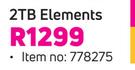 WD 2TB Elements WDBUZG0010BBK