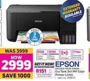 Epson Eco Tank 3 In 1 MF Color Printer L3150