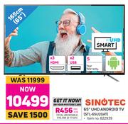 Sinotec 165cm (65") UHD Android TV STL-65U20AT 