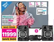 Hisense 65" (165cm) UHD Smart TV 65A7100 Plus Micro HiFi HA350