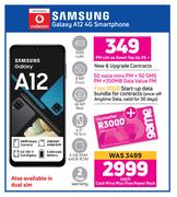 Samsung Galaxy A12 4G Smartphone-On Smart Top Up XS+