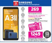 Samsung Galaxy A3 Core 4G Smartphone-On Smart Top Up XS+