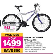Raleigh 26" Burner MTB-Each
