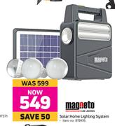 Magneto Solar Home Lighting System